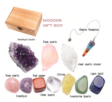 The Master Crystal Gift Set + Wooden Box - 11 pc.