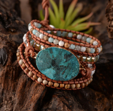 Healing Ocean Jasper Stone Bracelet