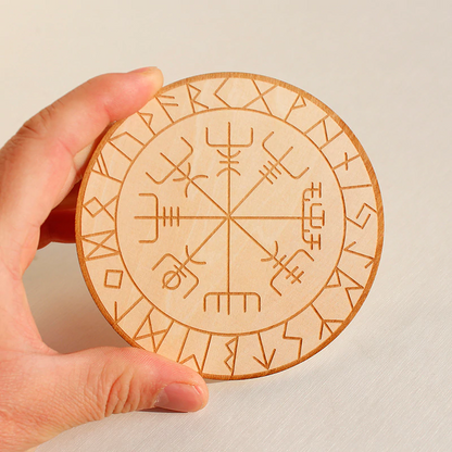 Wooden Crystal Grids  - 10 cm