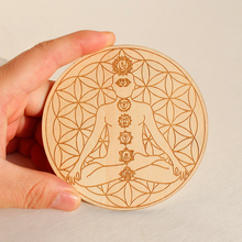 Wooden Crystal Grids  - 10 cm