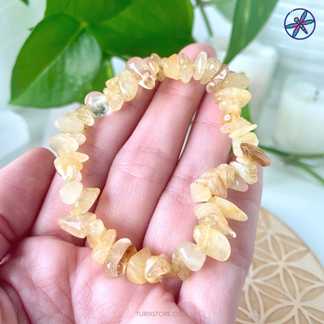 Citrine Chips Bracelet