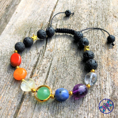 Pulsera de constelación de chakras 