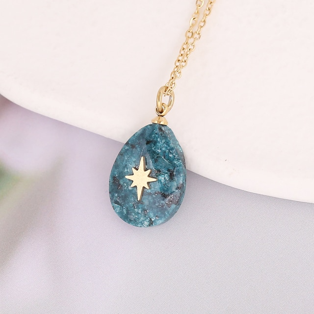 Dainty Cosmic Crystal Necklace - 18k Gold plated - Apatite , Labradorite , Obsidian & more