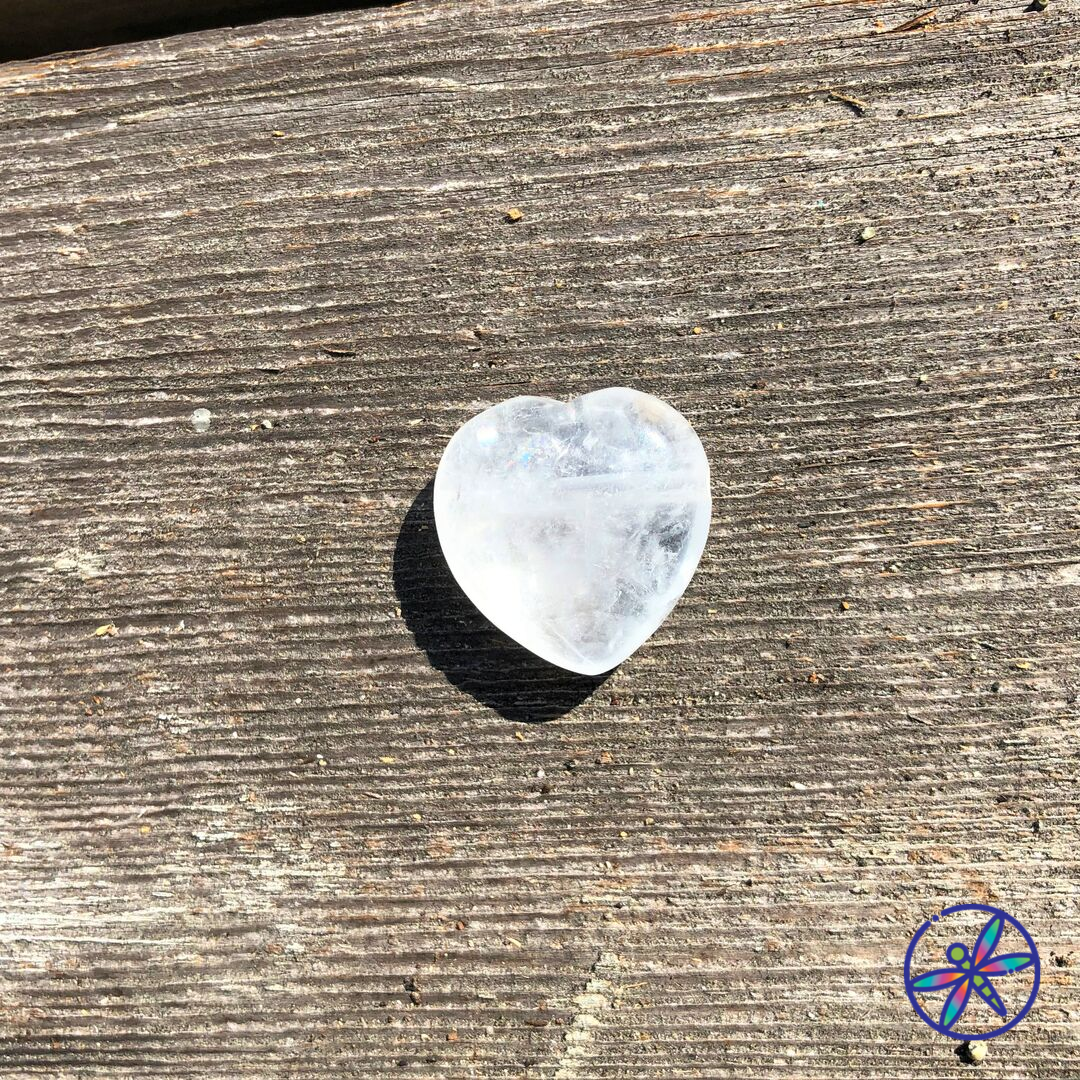 Polished Crystal Hearts Bundle - 4 pieces