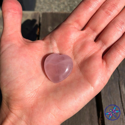 Corazones de cristal pulido 