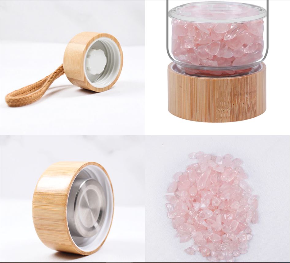 Bamboo Crystal Water Bottles