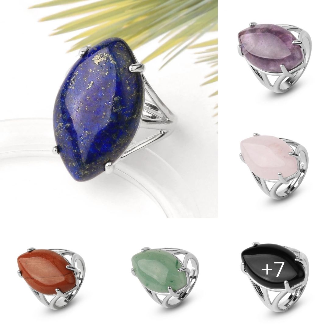 Healing Crystal Ring - 13 variations – Turix Crystals